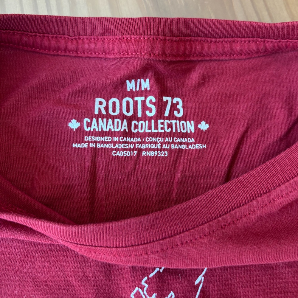 Women’s Roots Red Canada Map Tee - Picture 2 of 8